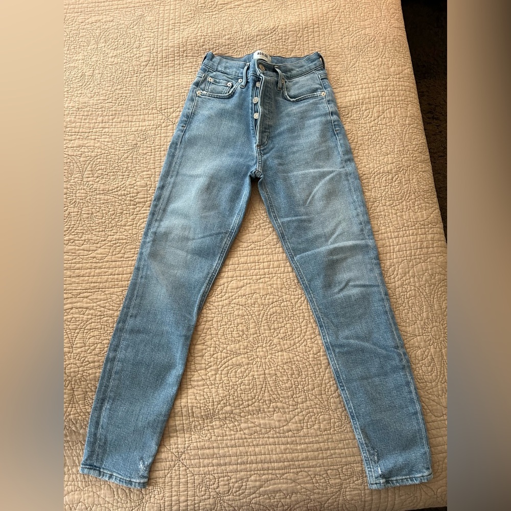 AGOLDE Nico high rise slim fit jeans. Excellent condition, size 23.